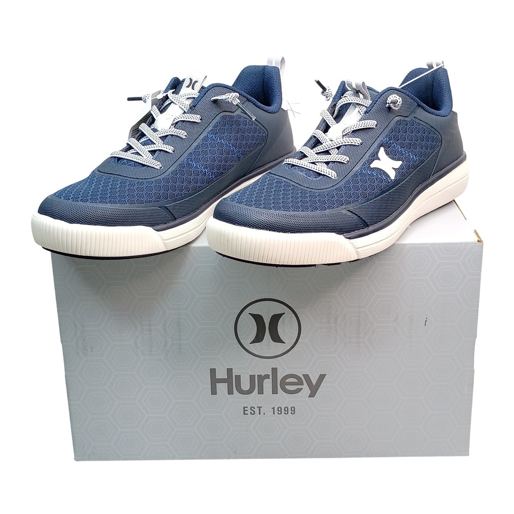 Hurley Exeter Sneaker Men Size 10 Navy Mesh Athletic Shoes